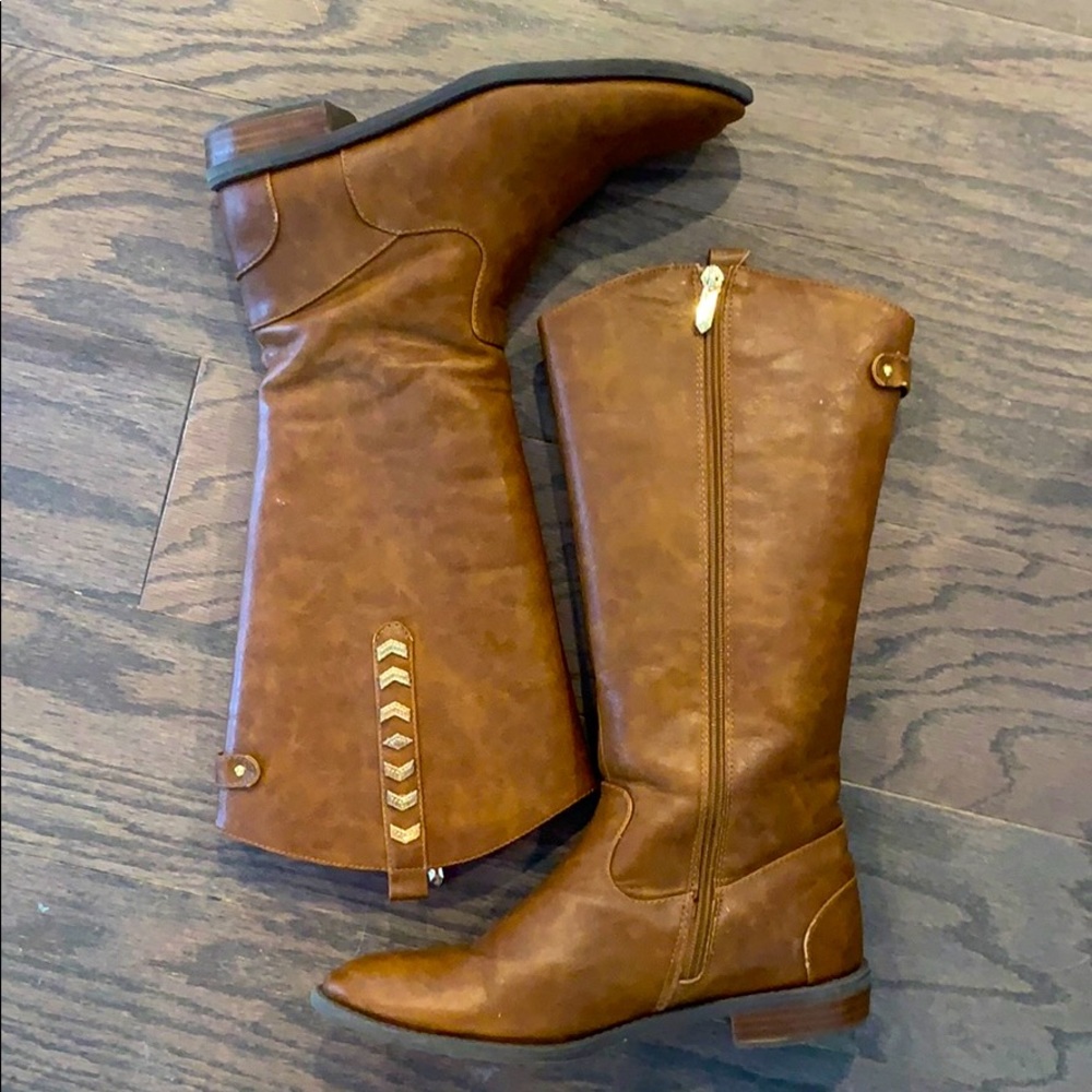 VGUC Sam Edelman Distressed riding boots Sz 5